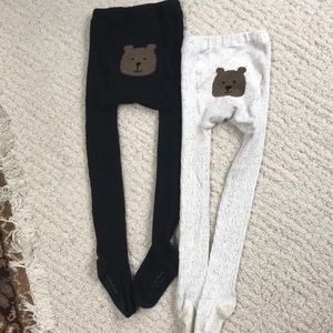babyGap size 4t bear butt tights